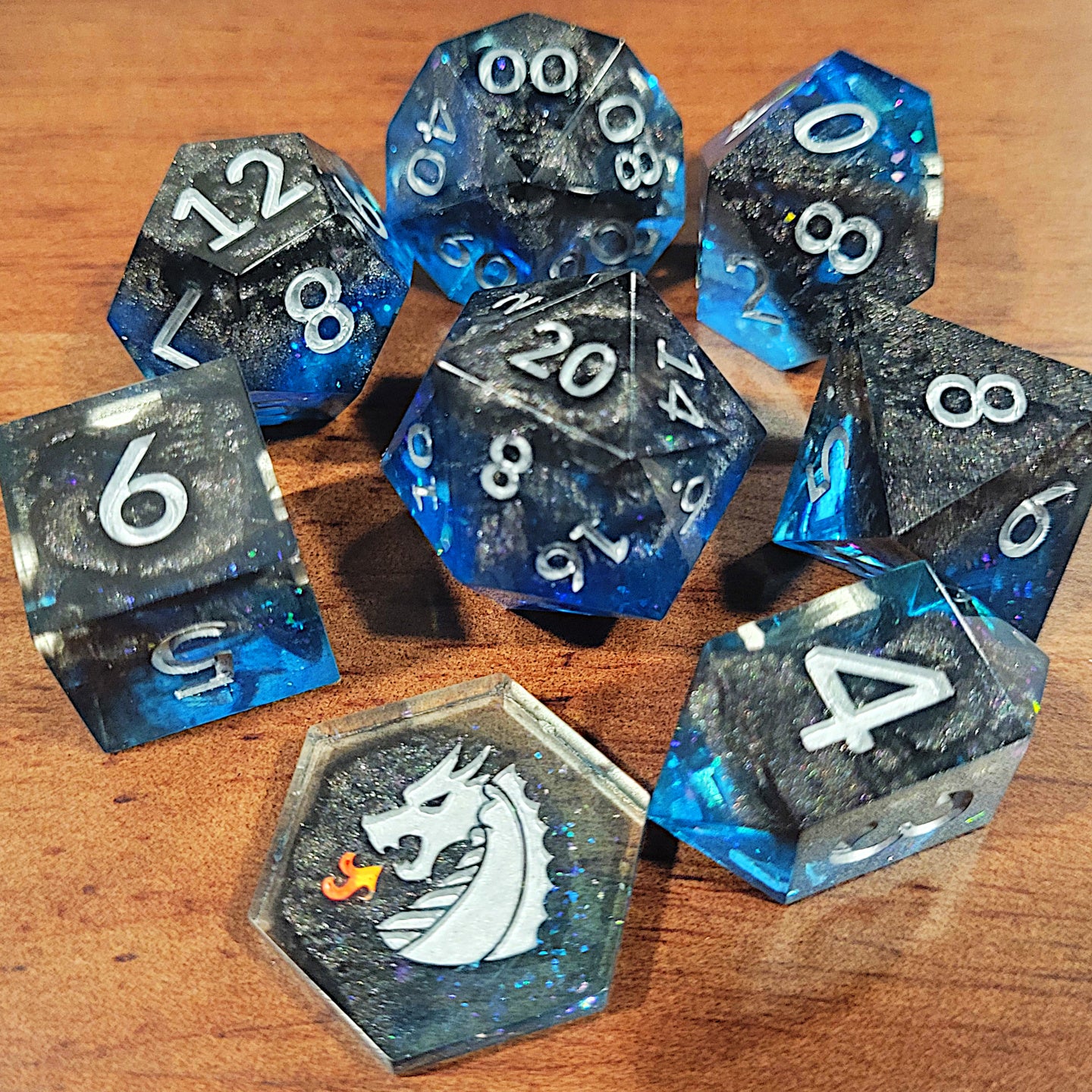 Moon Crater - 7 piece set with Coin