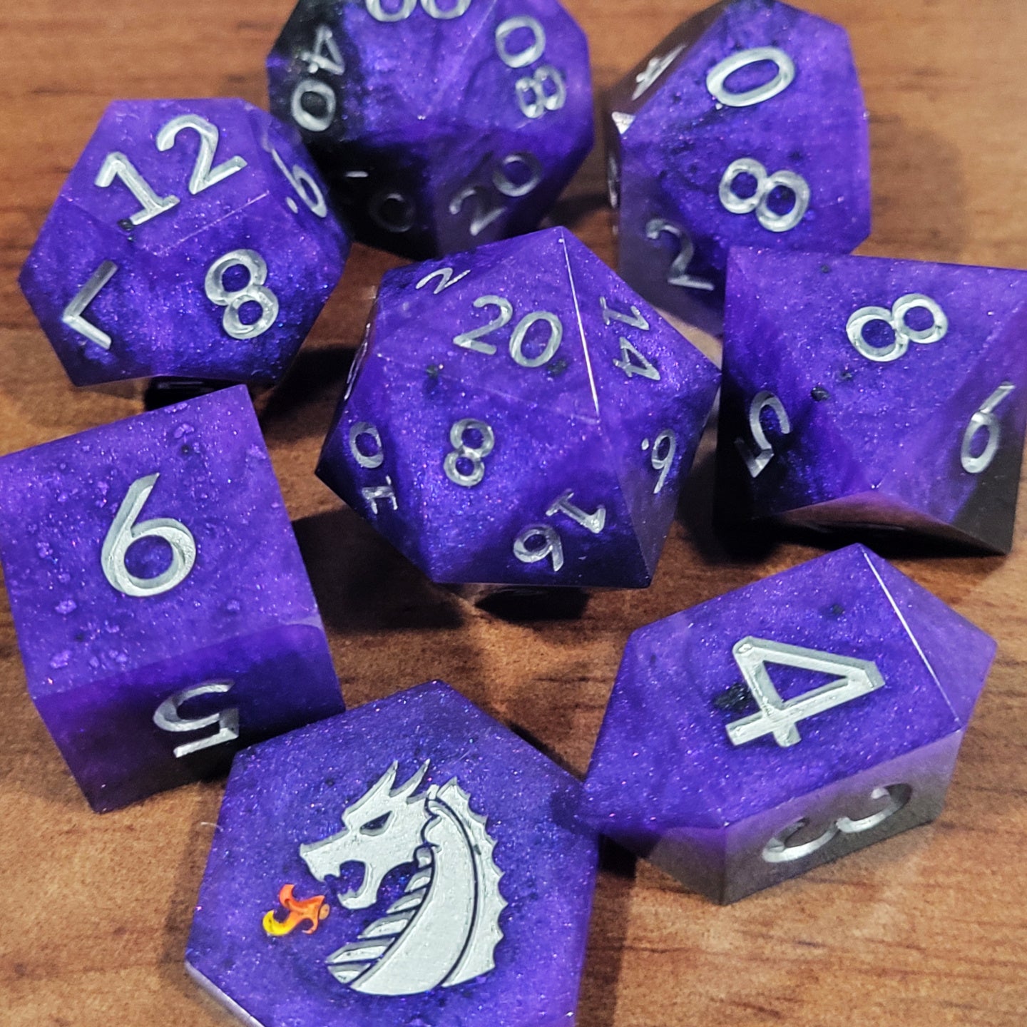 Raven - 7 piece set with Coin