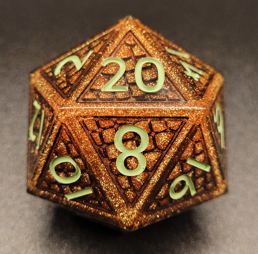 Bronze Dragon - Mega Chonk D20