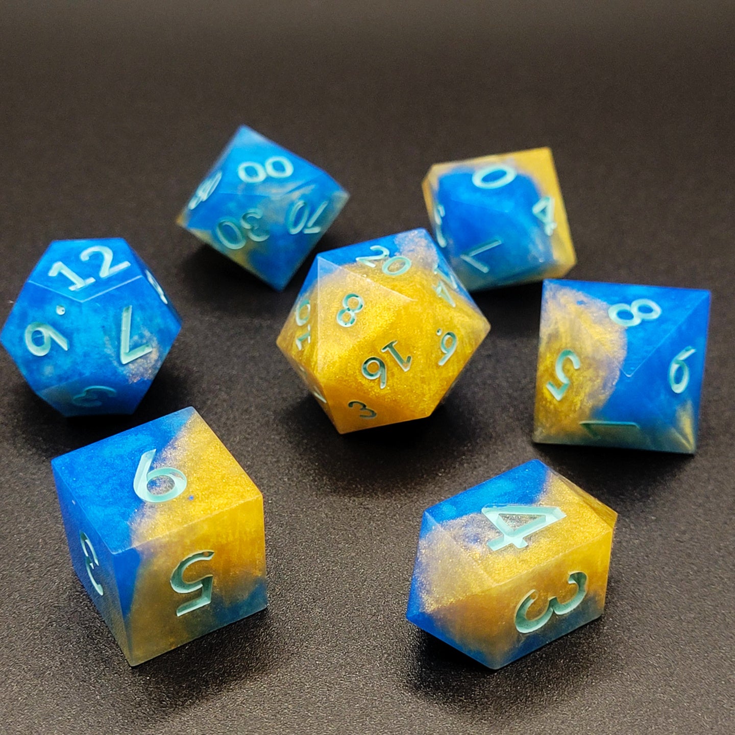 Blue and Yellow - 7 piece set