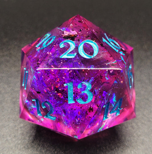 Magic Magenta - Spindown Mega Chonk D20