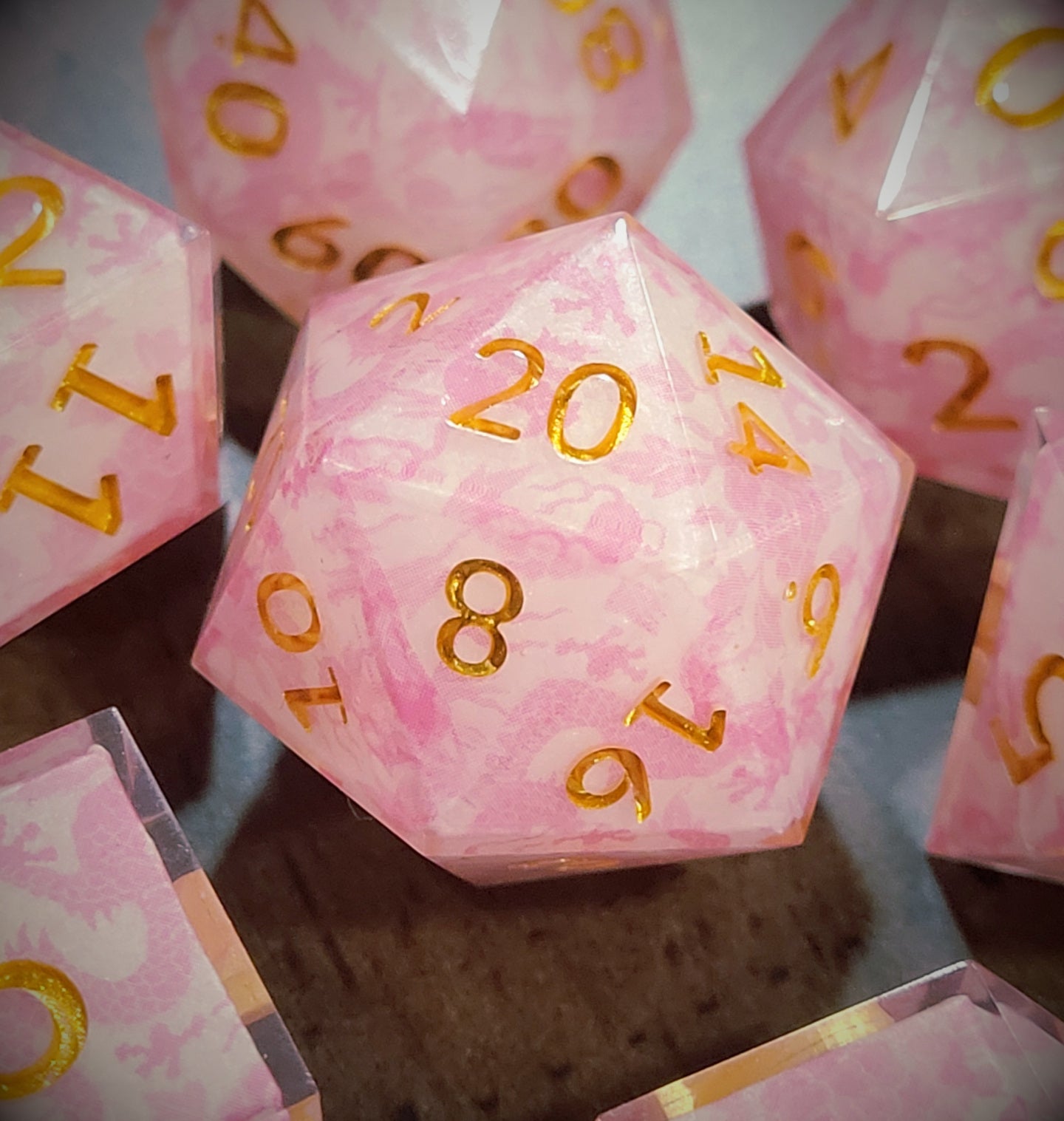 Pink Teacup  - 7 piece set