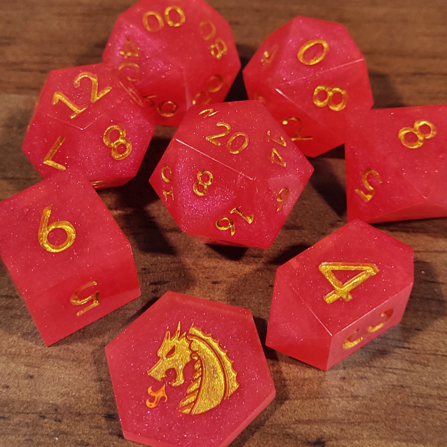 Loyal Red - 7 piece set with Coin