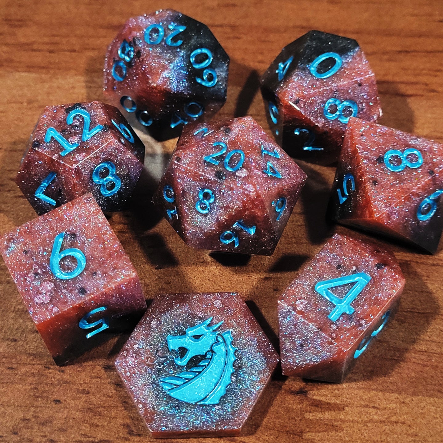 Teal Shift - 7 piece set with Coin