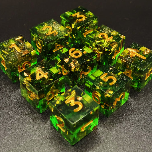 Emerald Spire - D6 Set (9 pieces)