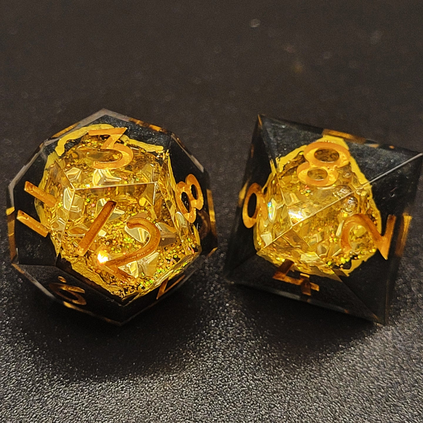 Gold Rush Geode - 7 piece set