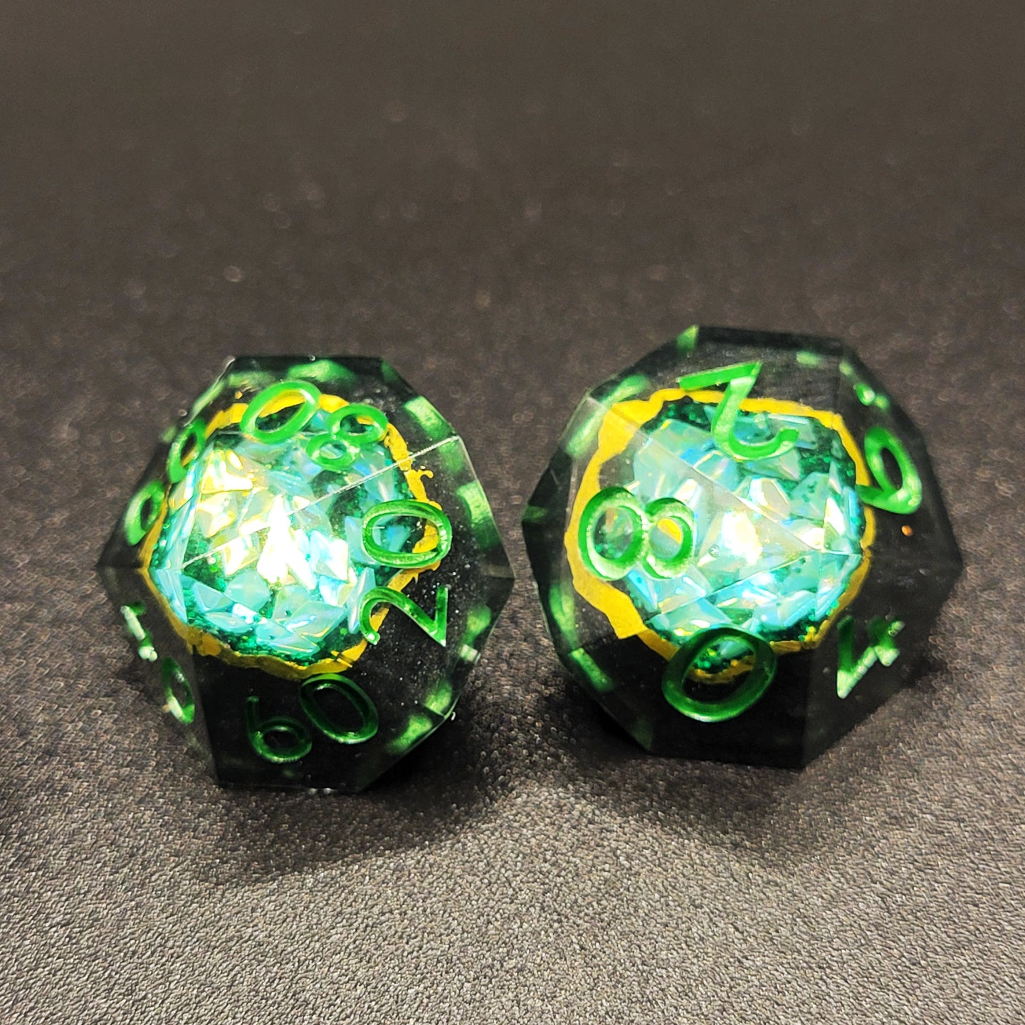 Green Geode - 7 piece set