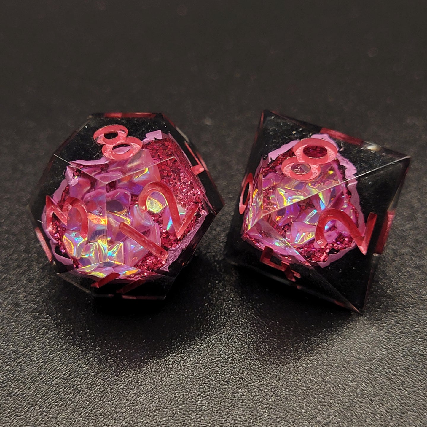 Hot Pink Geode - 7 piece set