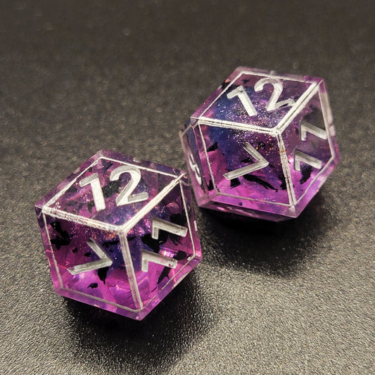 Night Orchid - Daggerheart D12 Pair