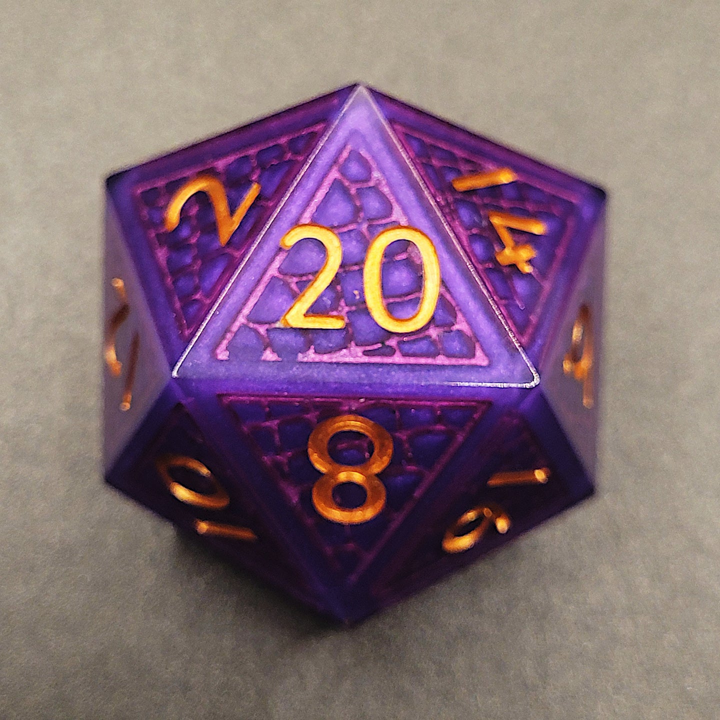 Purple Dragon - Mega Chonk D20