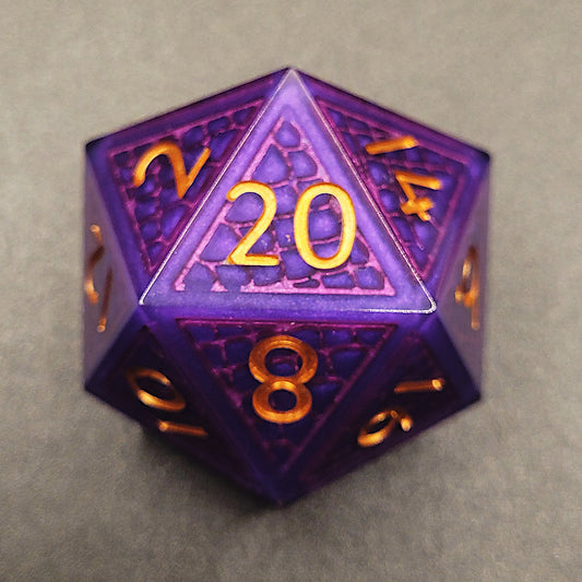 Purple Dragon - Mega Chonk D20