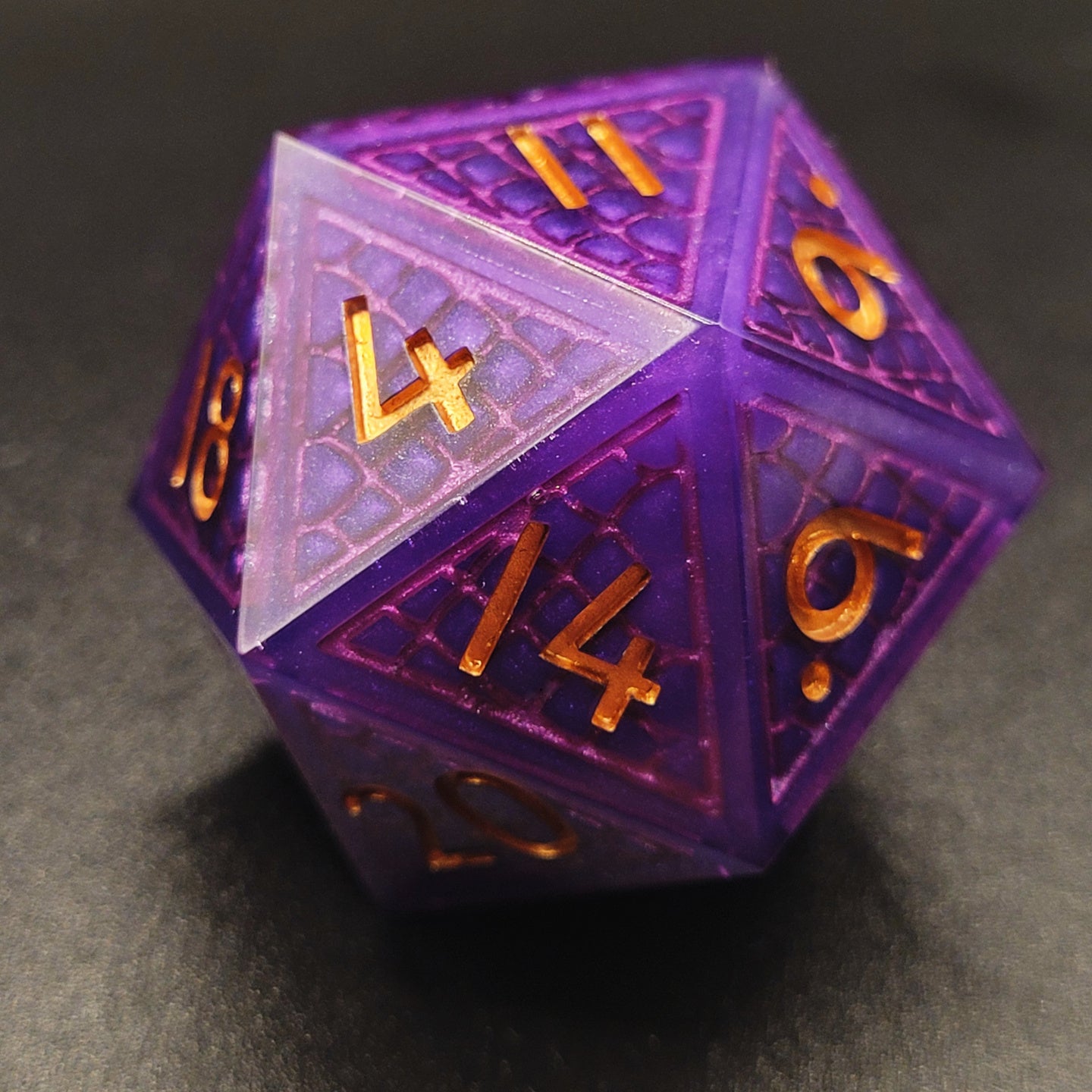 Purple Dragon - Mega Chonk D20