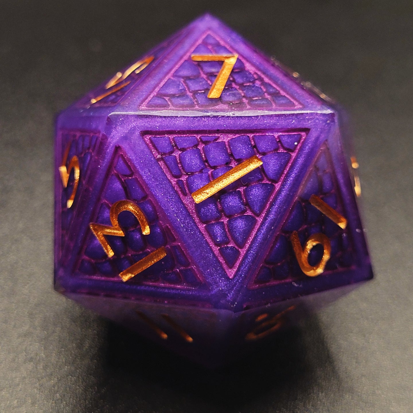 Purple Dragon - Mega Chonk D20