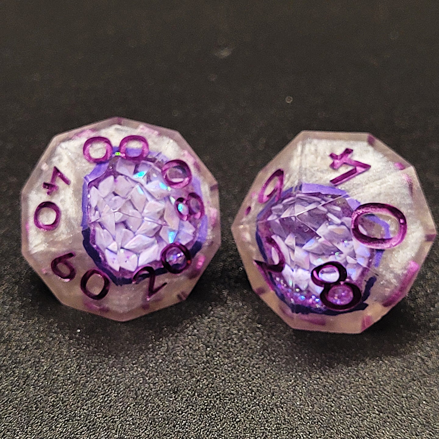 Lavender Geode - 7 piece set