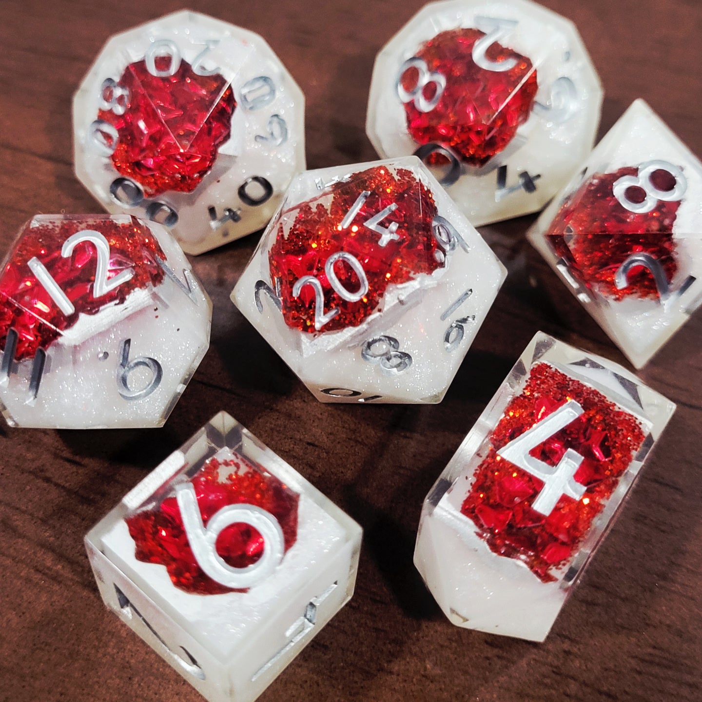 Blood on the Snow Geode - 7 piece set